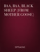 Baa, Baa, Black Sheep Two-Part choral sheet music cover